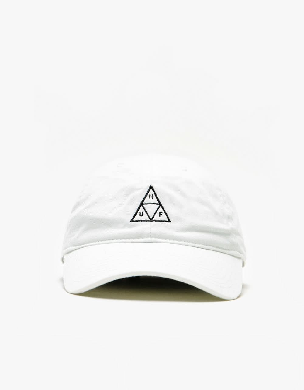 HUF Triple Triangle Curved Visor Cap - White