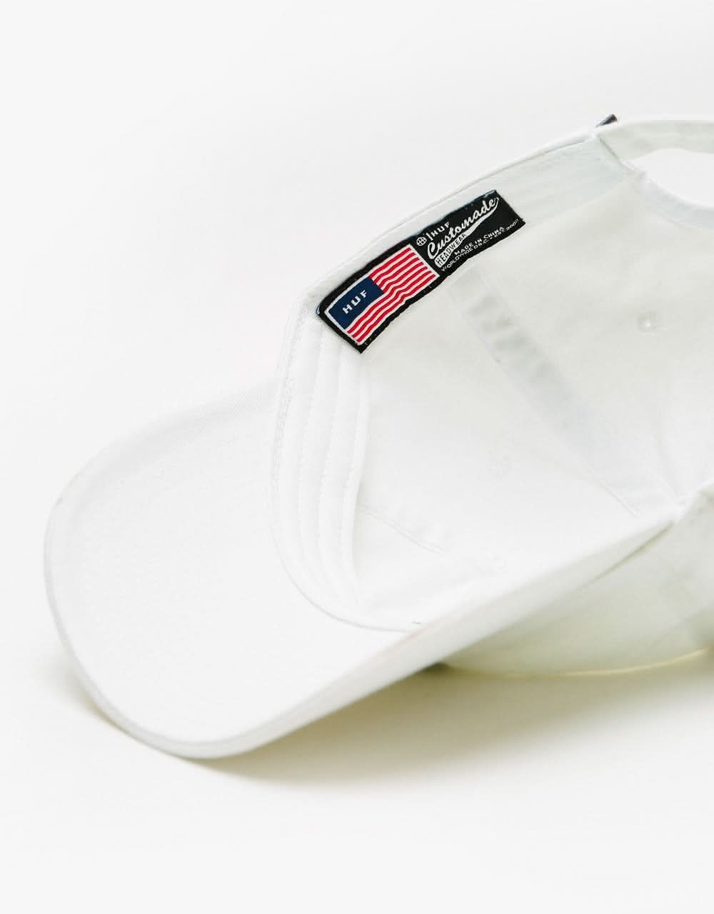 HUF Triple Triangle Curved Visor Cap - White