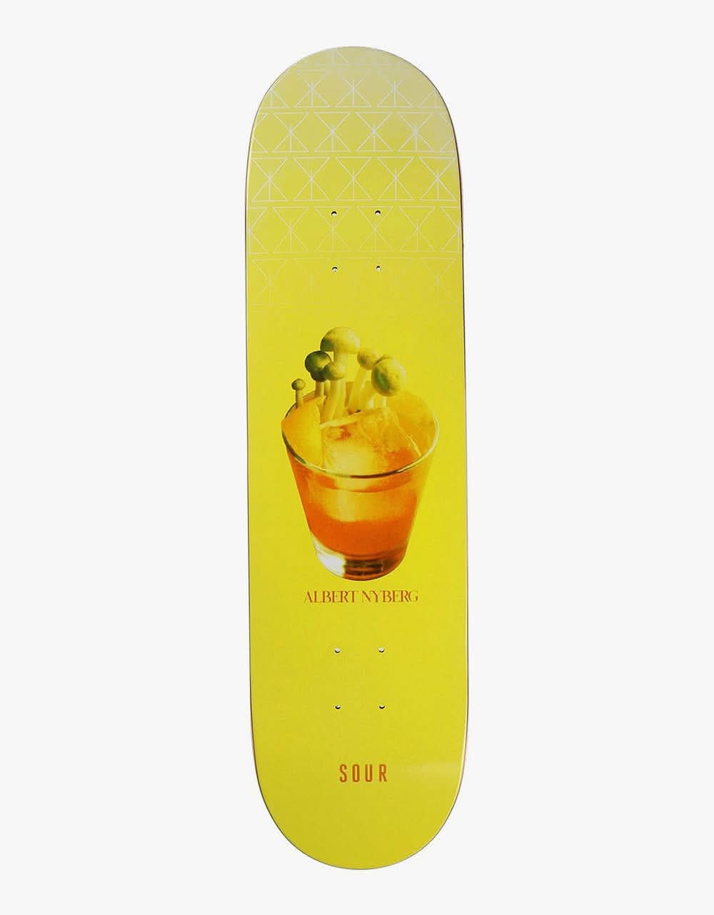 Sour Nyberg Shroom Coctail Skateboard Deck - 8.25"