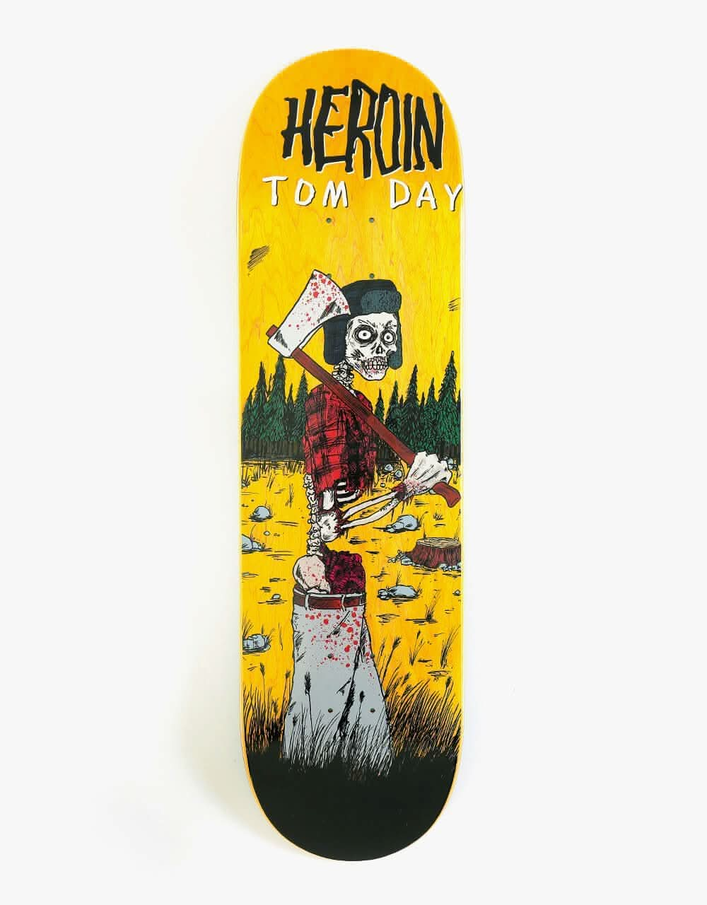 Heroin Day Woodsman Skateboard Deck - 8.75” 