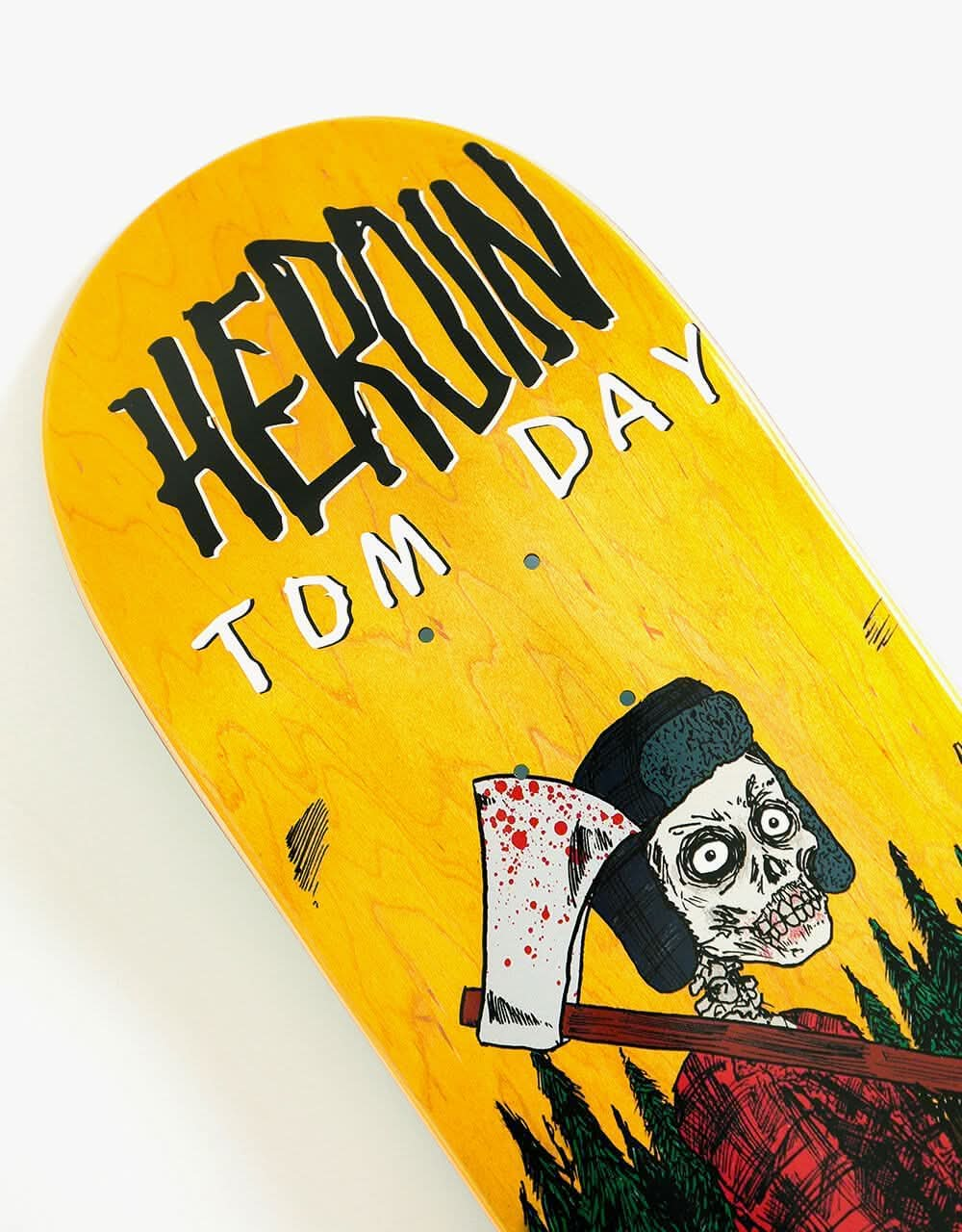 Heroin Day Woodsman Skateboard Deck - 8.75” 