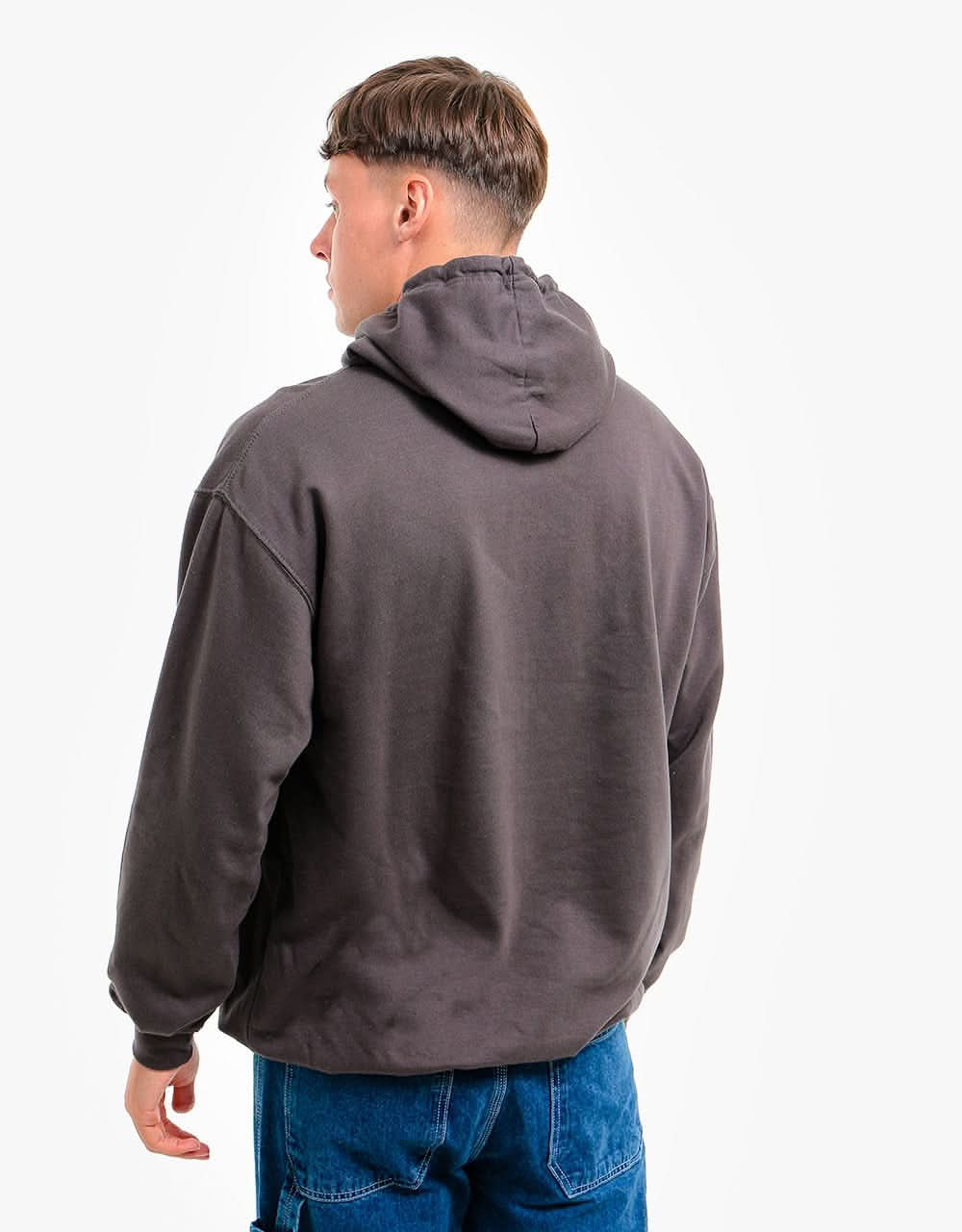 Route One Happy Cup Pullover Hoodie - Storm Grey