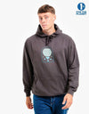 Route One Happy Cup Pullover Hoodie - Storm Grey