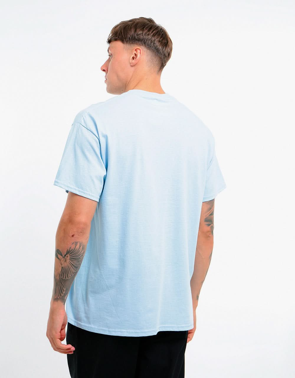 Route One The Devil To Pay T-Shirt - Light Blue