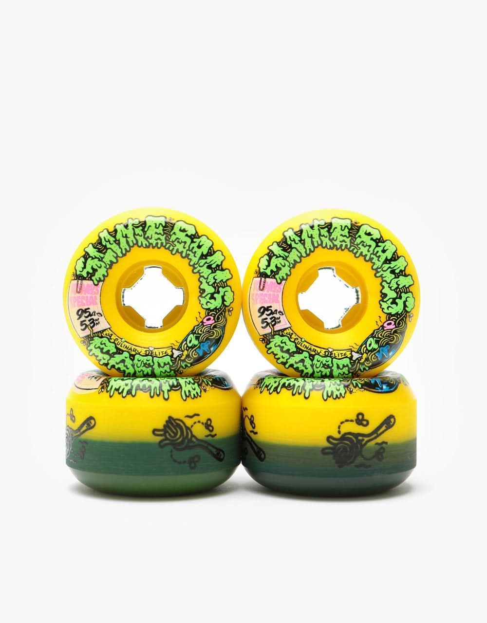 Slime Balls Double Take Cafe Vomit Mini 95a Skateboard Wheel - 53mm