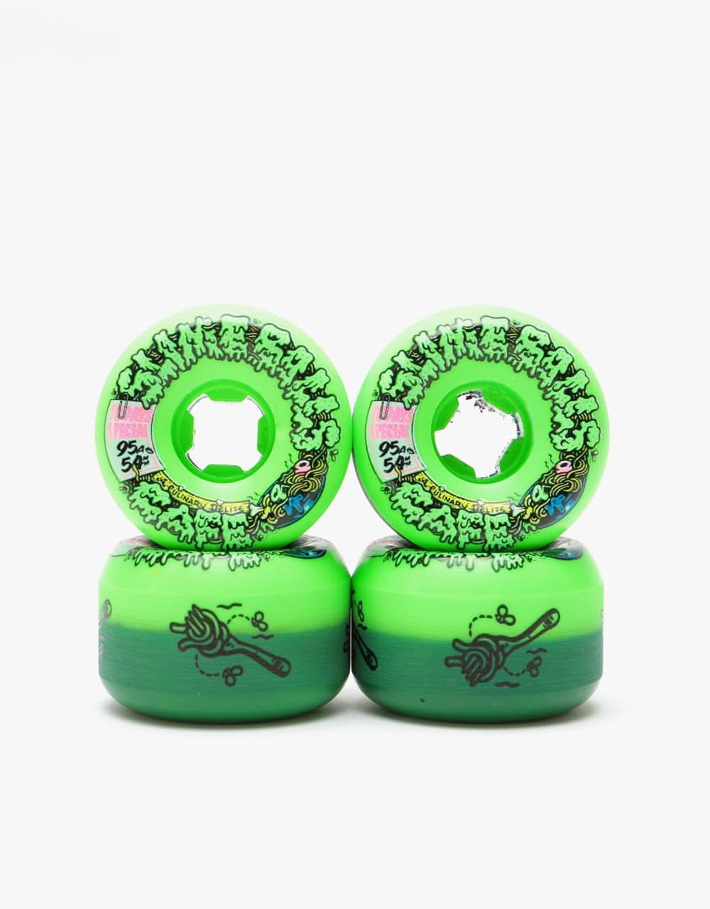 Slime Balls Double Take Cafe Vomit Mini 95a Skateboard Wheel - 54mm