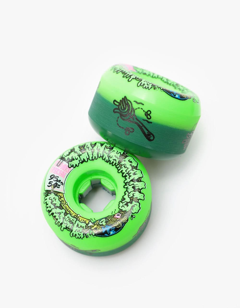 Slime Balls Double Take Cafe Vomit Mini 95a Skateboard Wheel - 54mm