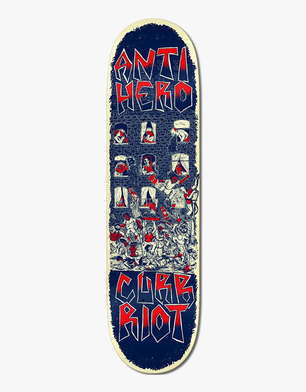 Anti Hero Curb Riot Redux Skateboard Deck - 8.5"