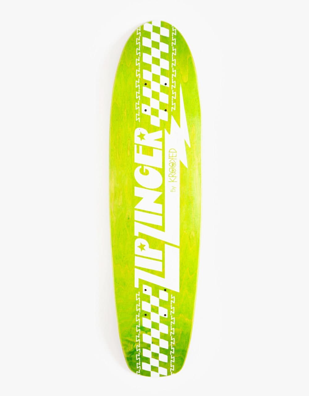 Krooked Zip Zinger Cruiser Skateboard Deck - 7.75"