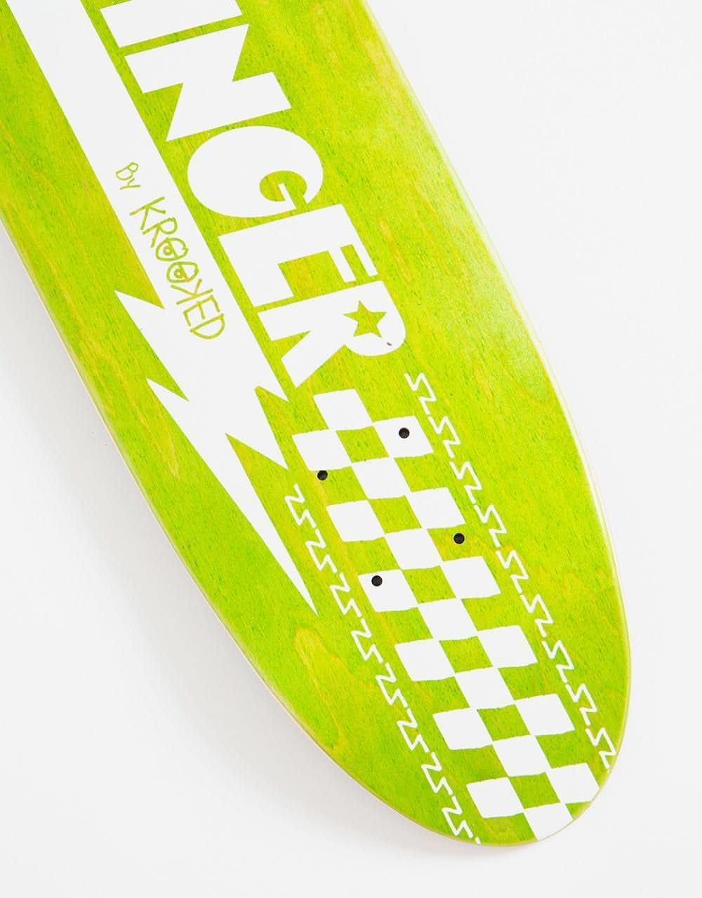 Krooked Zip Zinger Cruiser Skateboard Deck - 7.75"