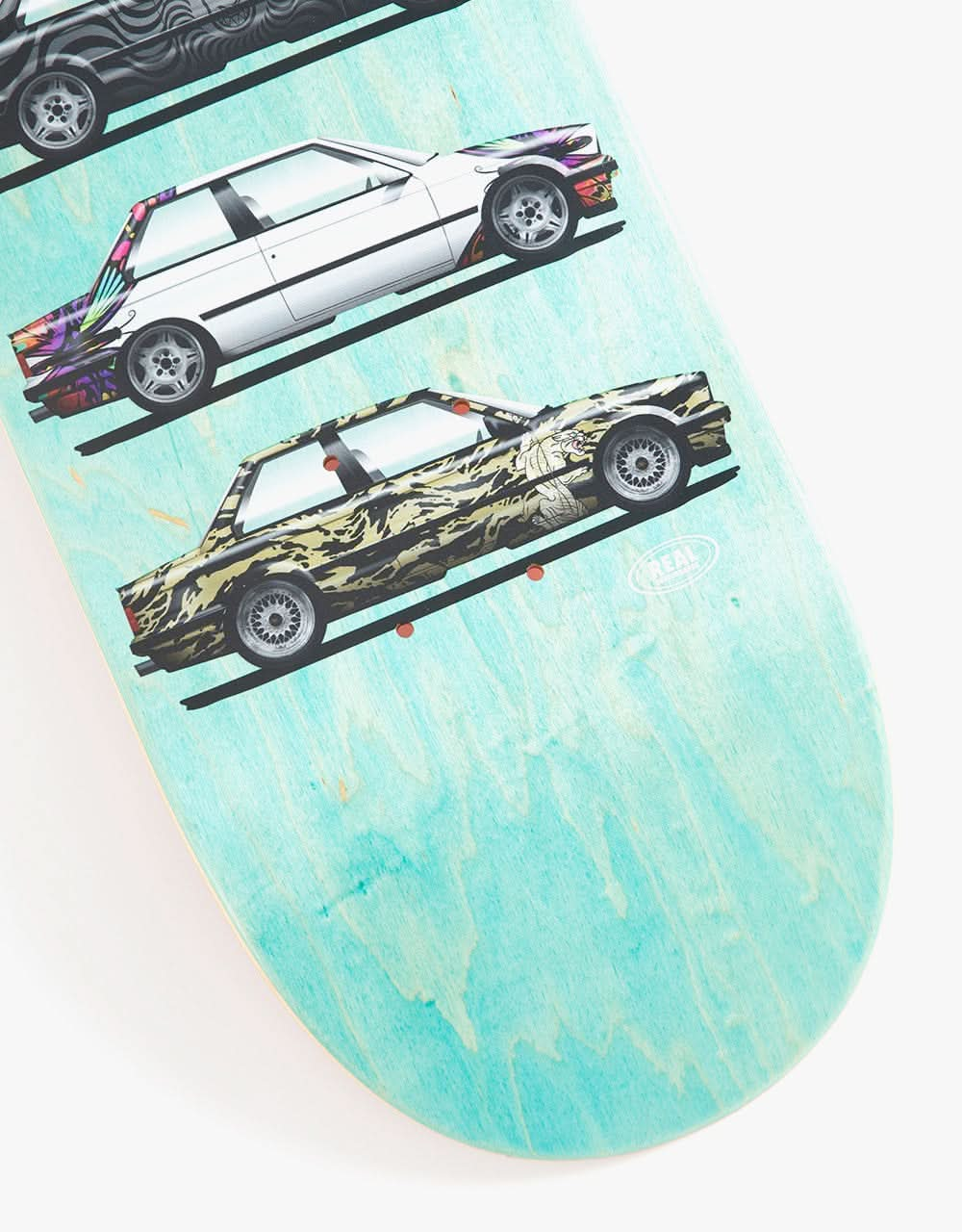 Real Ishod Customs Twin Tail Skateboard Deck - 8.25"