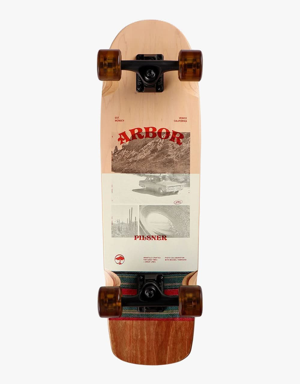 Arbor Photo Pilsner Cruiser Skateboard - 8.25" x 28.75"