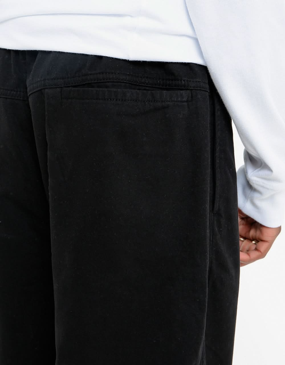 Route One Organic Baggy Pants - Black