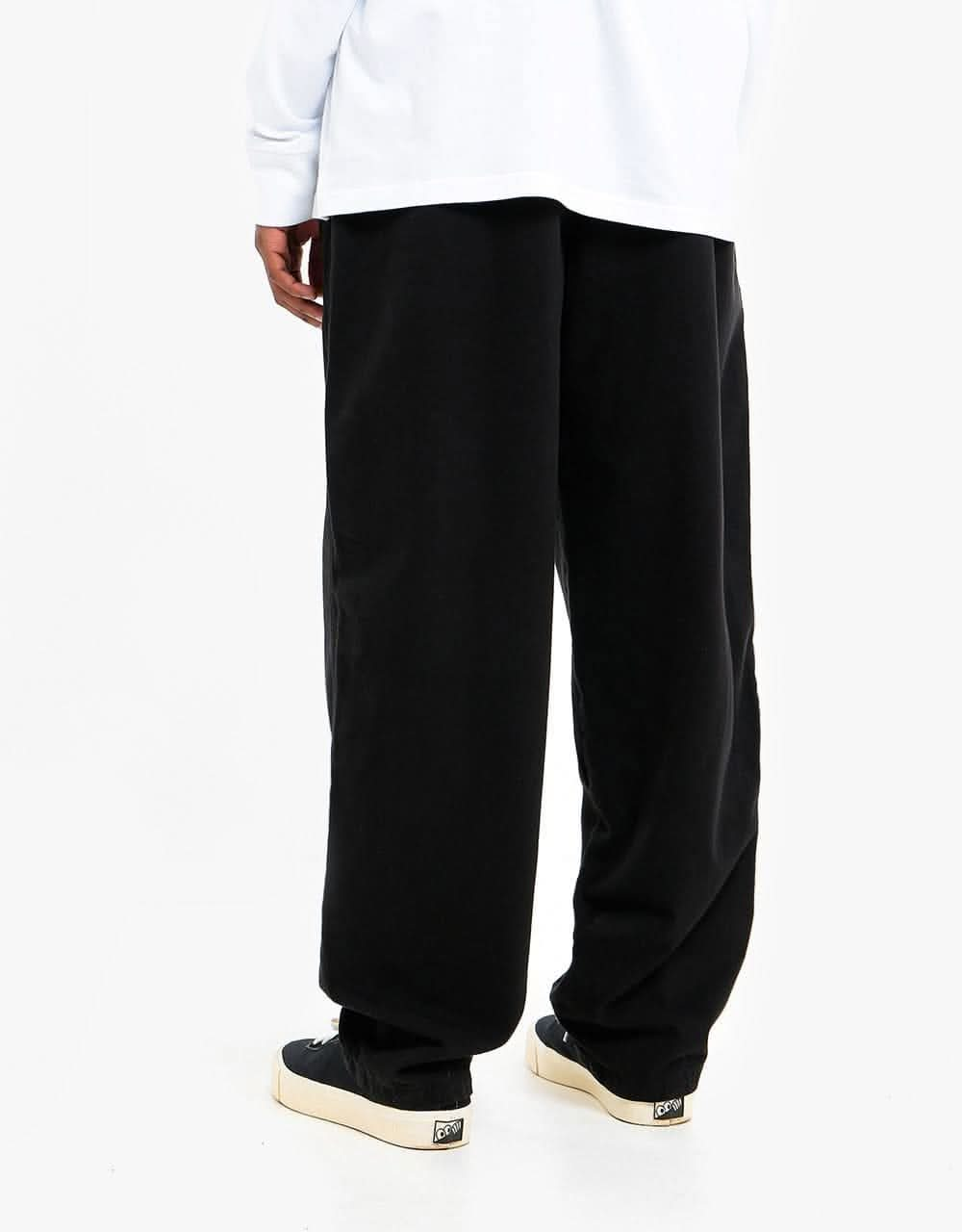 Route One Organic Baggy Pants - Black