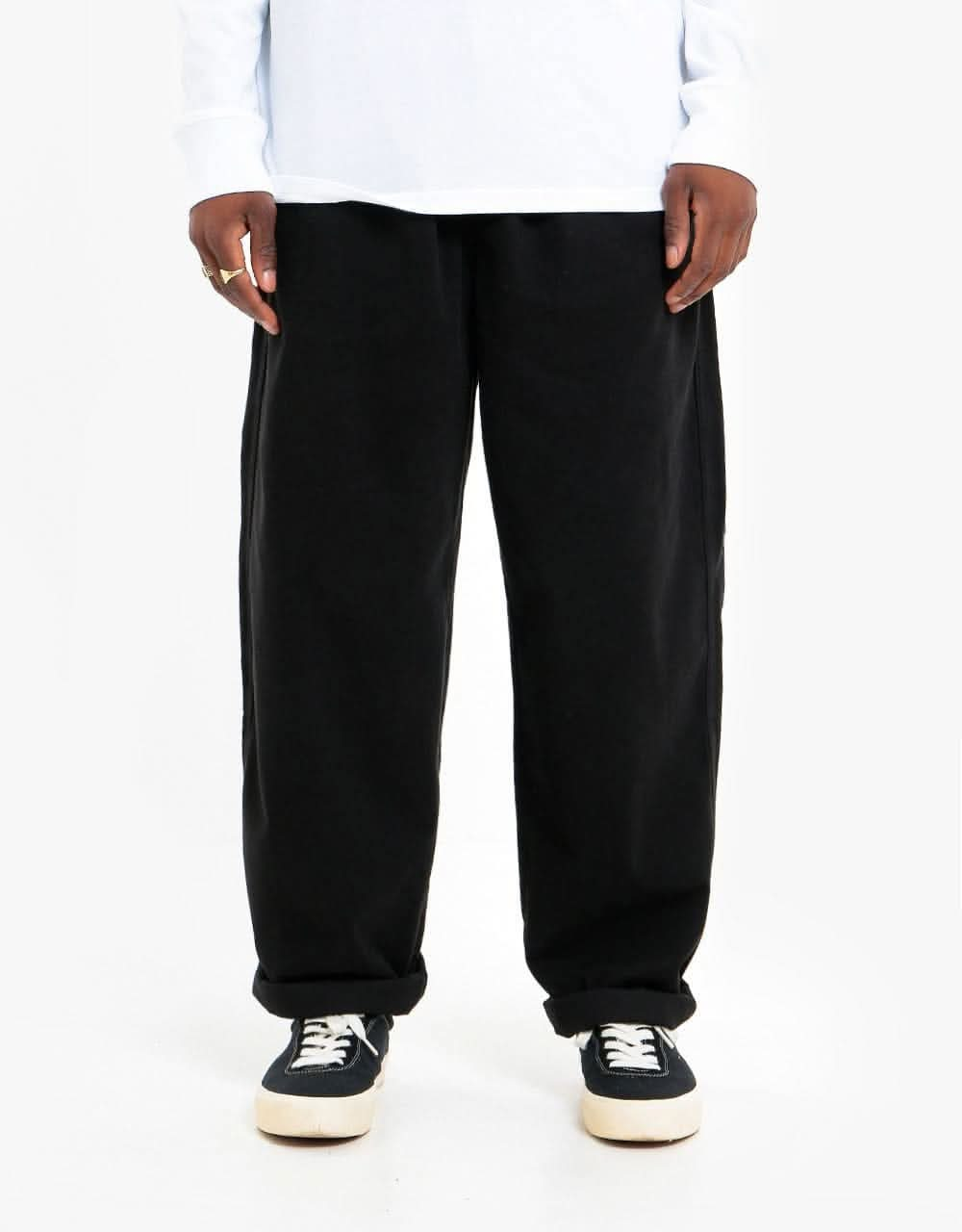 Route One Organic Baggy Pants - Black