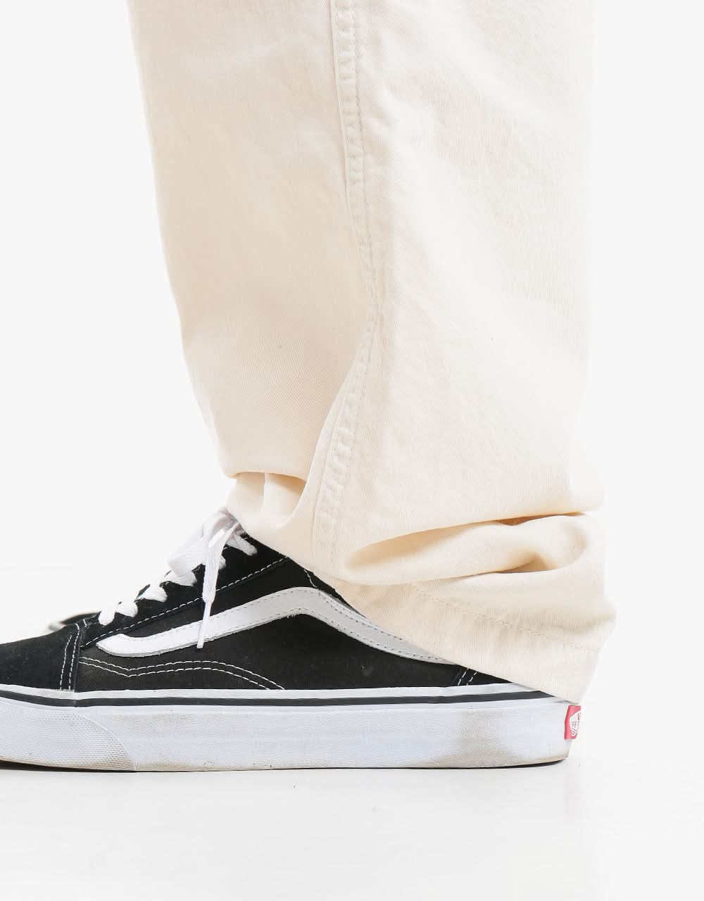 Route One Organic Baggy Pants - Off White