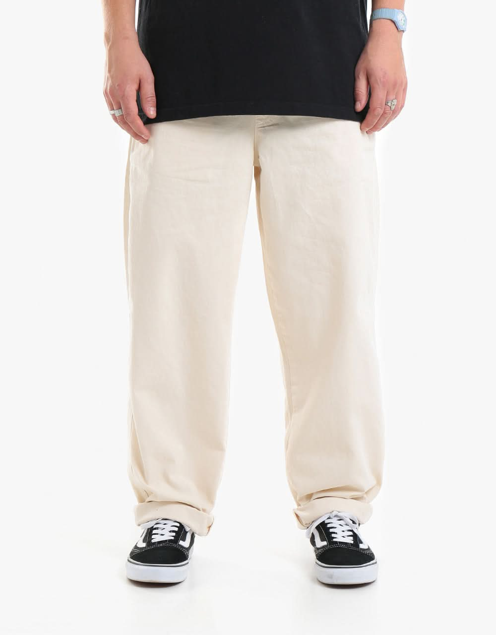 Pantalon Baggy Bio Route One - Blanc Cassé