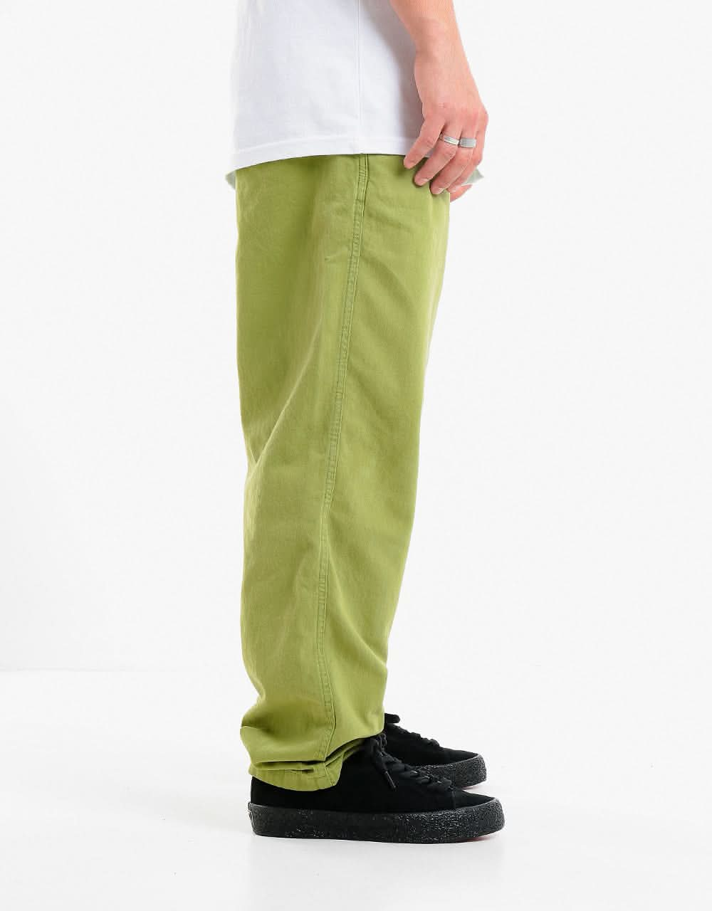 Route One Organic Baggy Pants - Olive