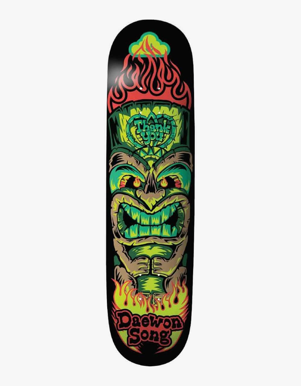 Thank You Daewon Tiki Skateboard Deck - 8.25"