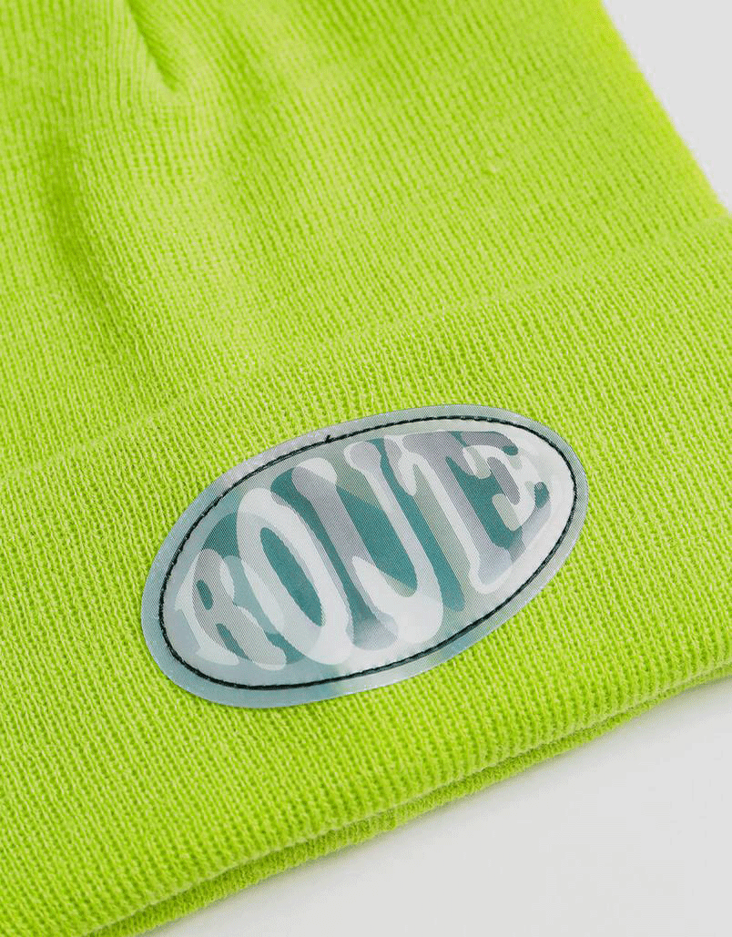 Route One Lenny Beanie – Neon Limette