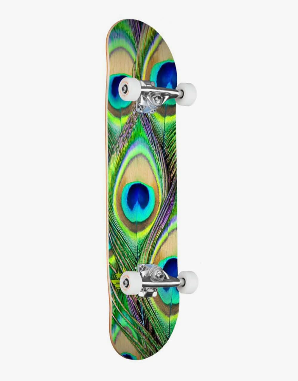 Mini Logo Peacock Feather '18' 242 Complete Skateboard - 8"