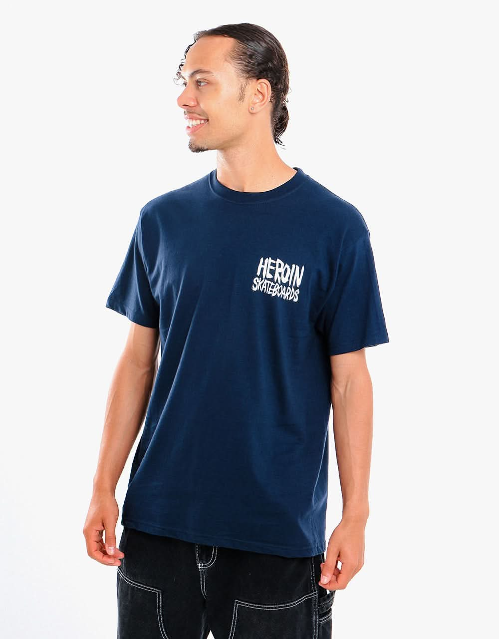 Heroin Curb Killer T-Shirt - Navy