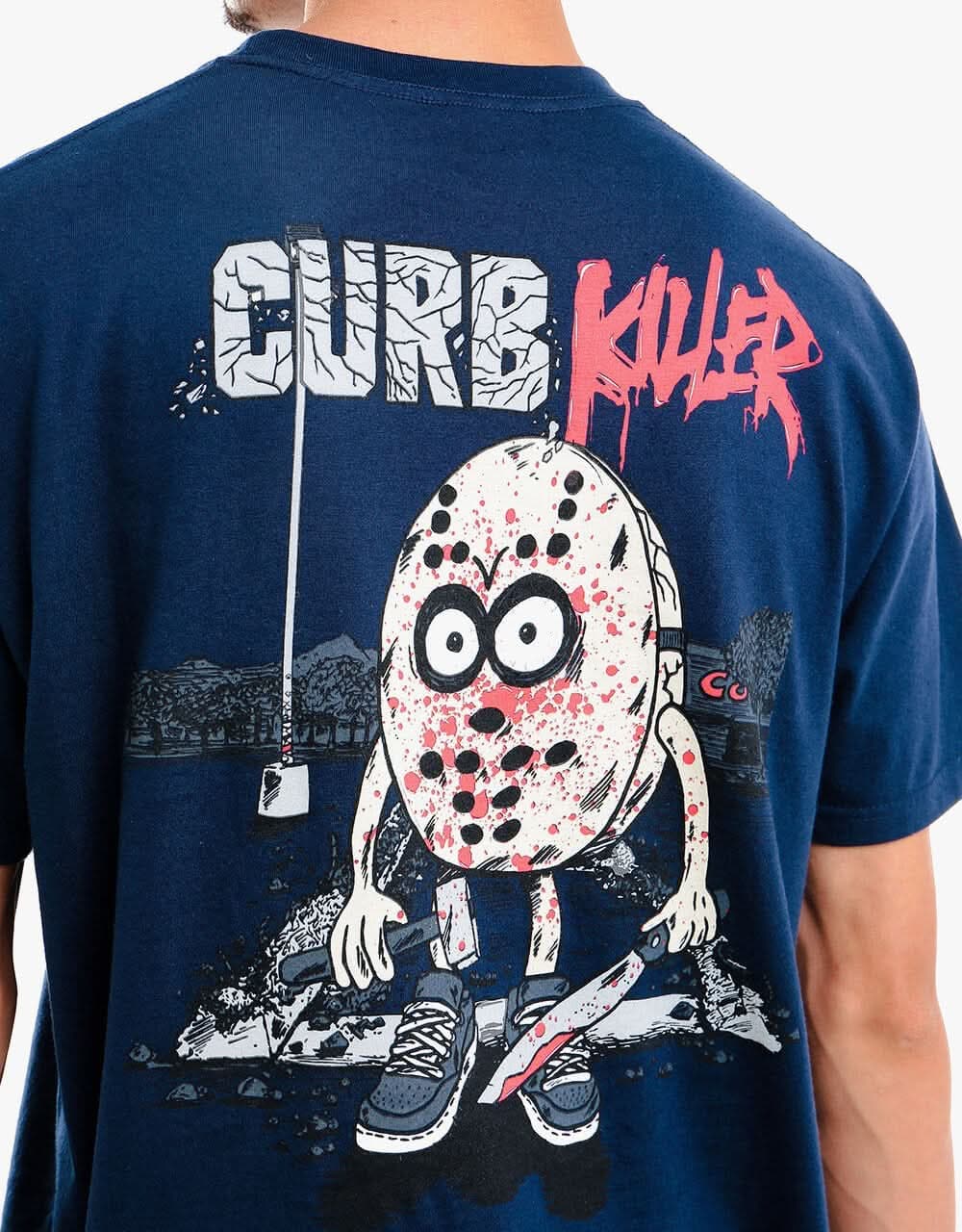 Heroin Curb Killer T-Shirt - Navy