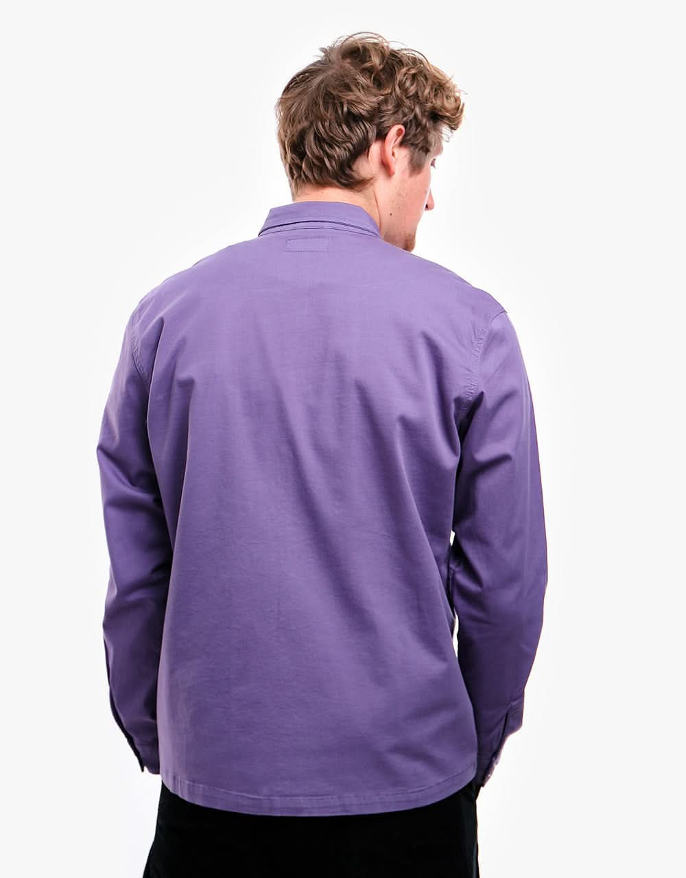 Route One Military Shirt - Moderate Purple