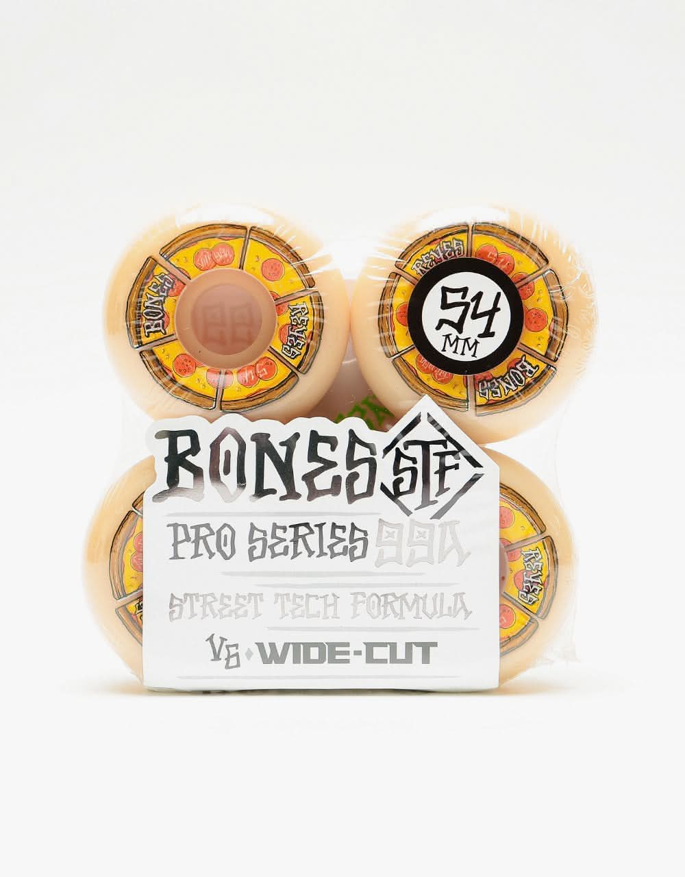 Bones Reyes Pipin Hot V6 Wide-Cut STF 99a Skateboard Wheel - 54mm