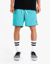 DC Nahmas Day 18" Elasticated Shorts - Teal