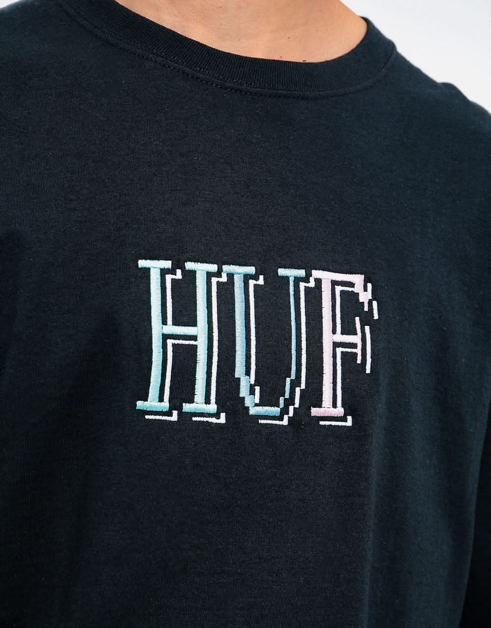 HUF 8-Bit L/S T-Shirt - Black