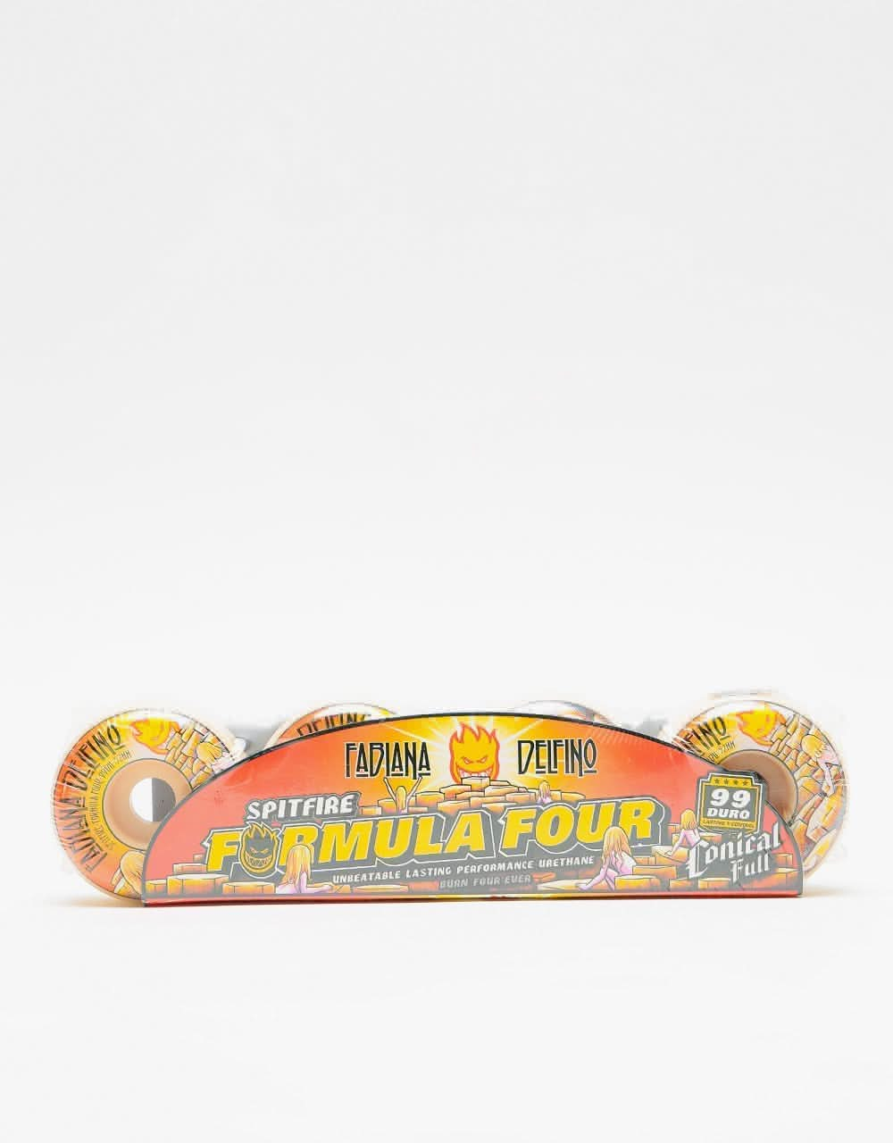 Spitfire Fabiana Formula Four Conical Full 99d Skateboard Wheel - 52mm