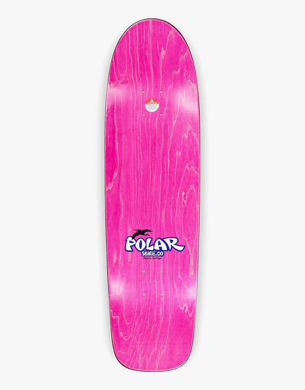 Polar Sanbongi Mt. Fuji Skateboard Deck - SURF Jr. Shape 8.75" (inc Wheel Wheel Wells)