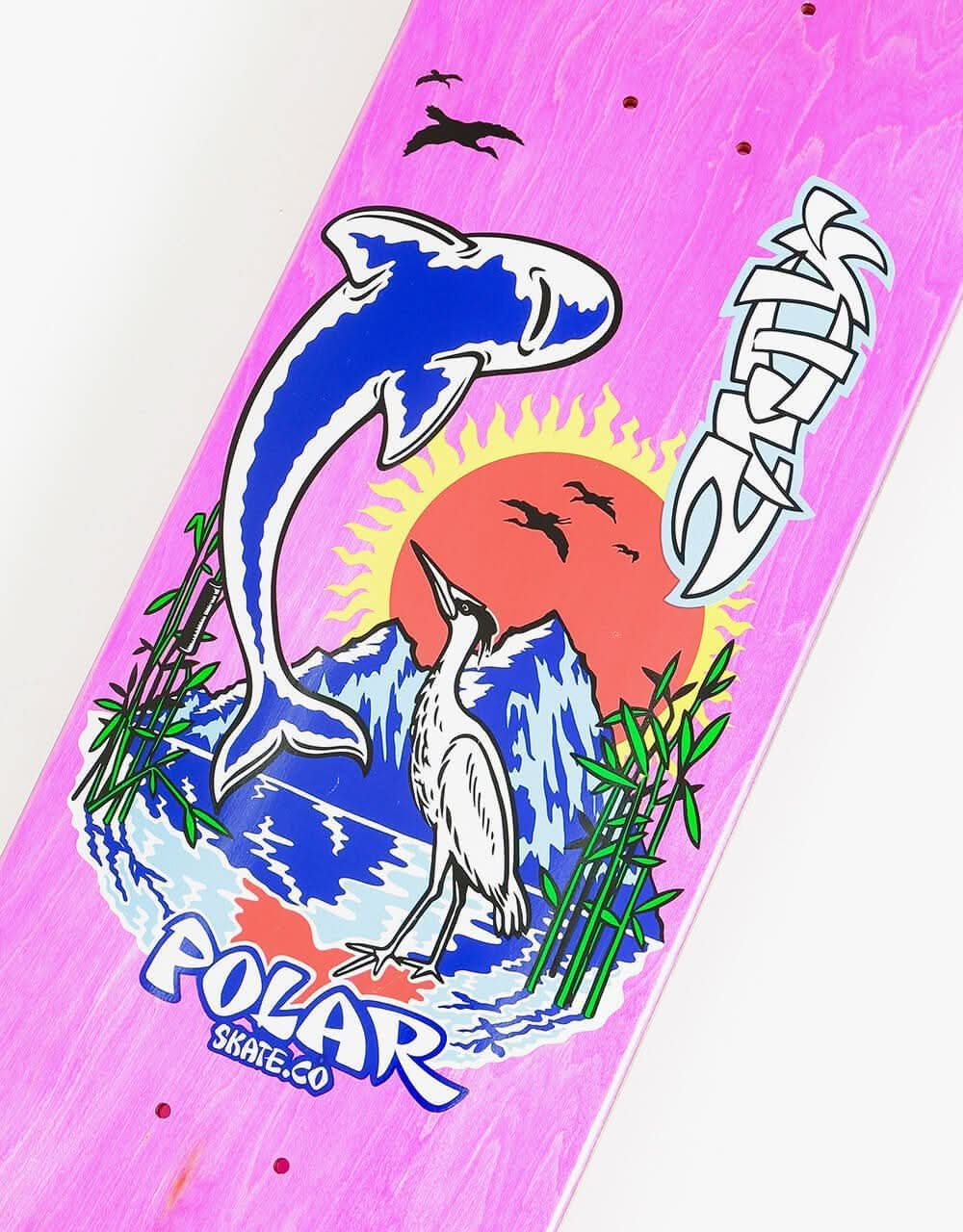 Polar Sanbongi Mt. Fuji Skateboard Deck - 8.5"