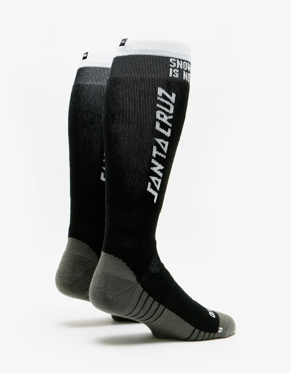 ThirtyTwo x Santa Cruz Snowboard Socks - Black/White