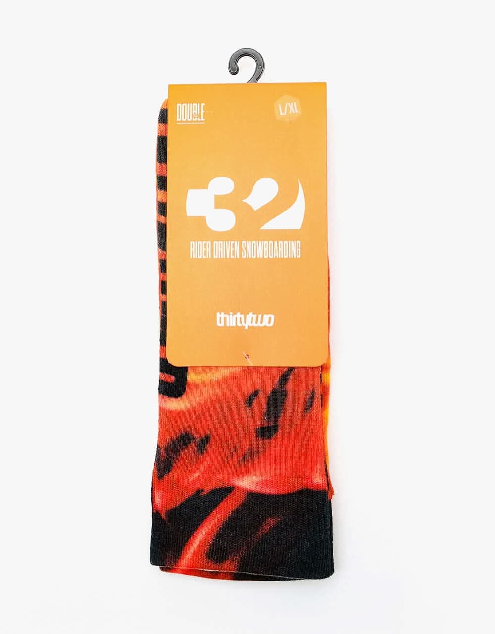 ThirtyTwo Double Snowboard Socks - Orange