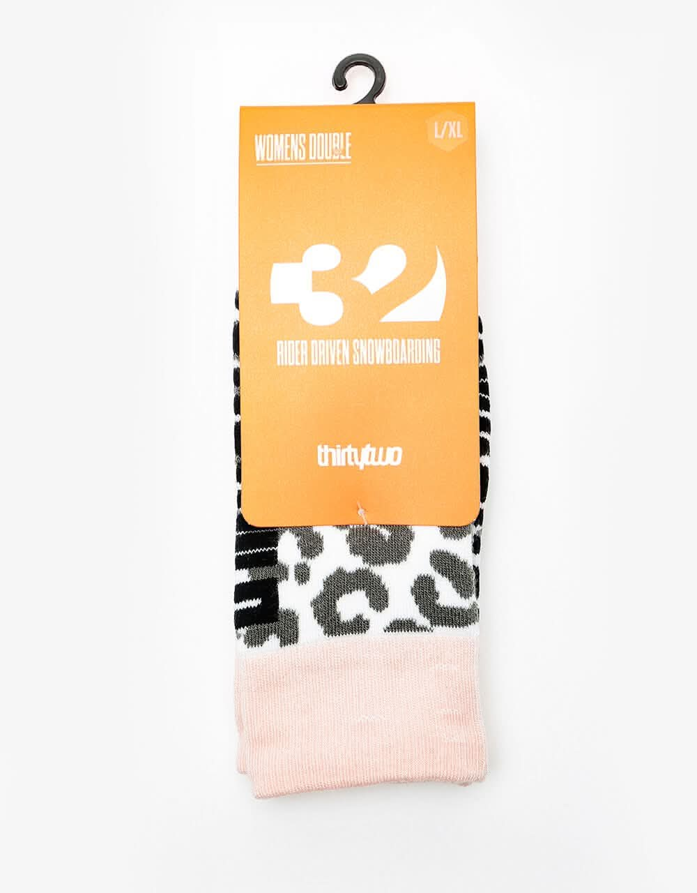 ThirtyTwo Womens Double Snowboard Socks - Animal