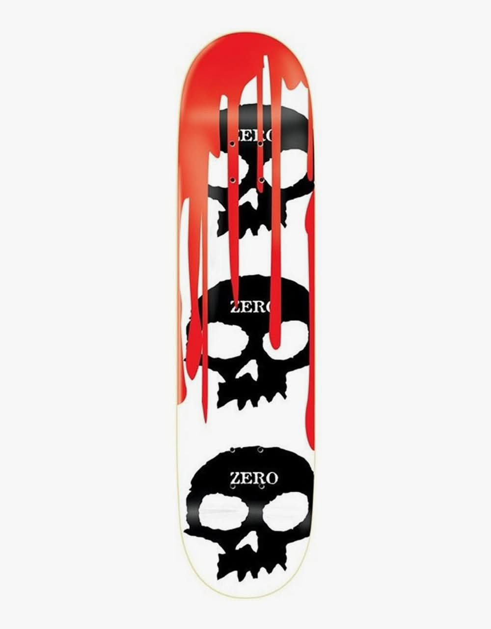 Zero 3 Skulls w/Blood Skateboard Deck