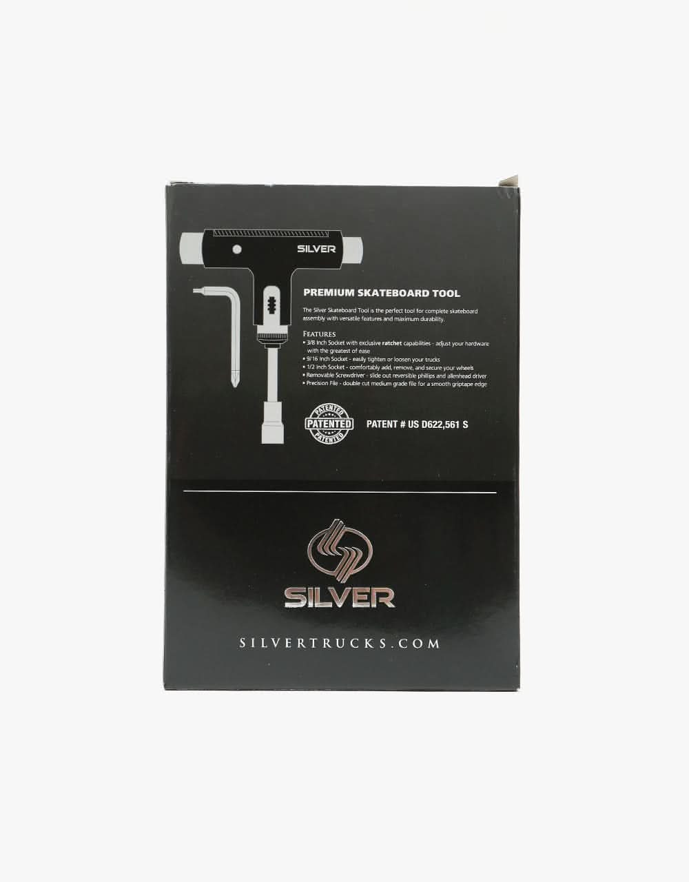 Silver Ratchet Skateboard Tool