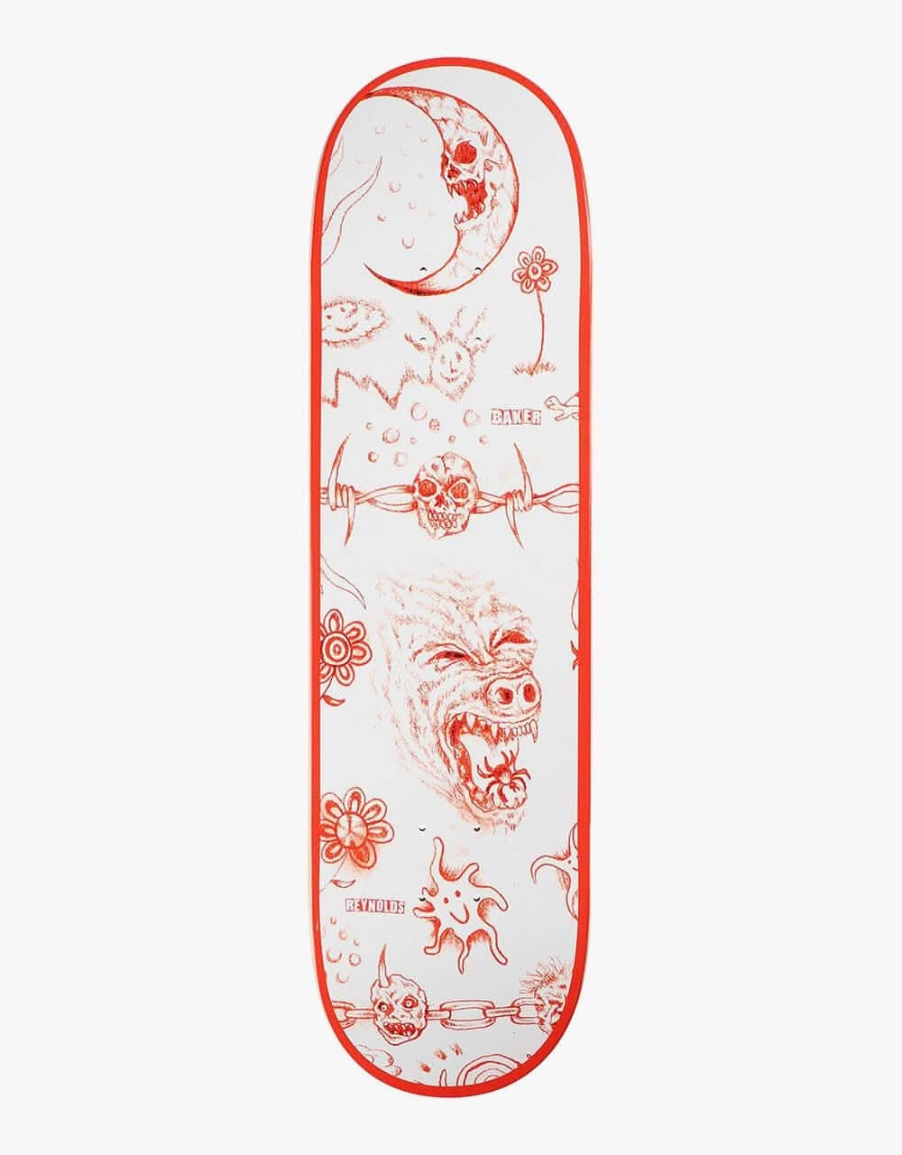 Baker Reynolds Lunacy Skateboard Deck - 8.5"