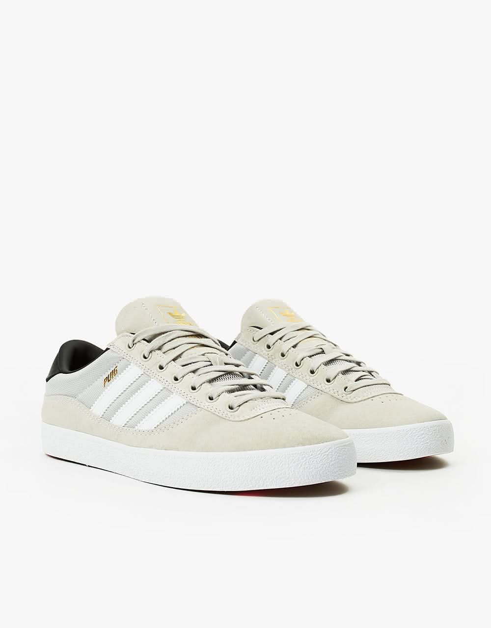 adidas Puig Indoor Skate Shoes - White/White/Grey