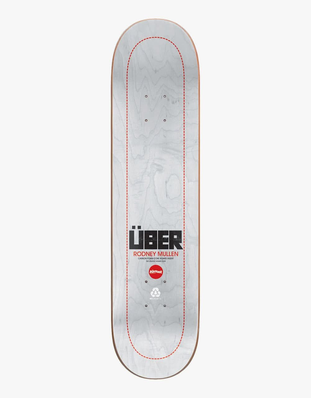 Almost Mullen Über Fade Skateboard Deck - 8"