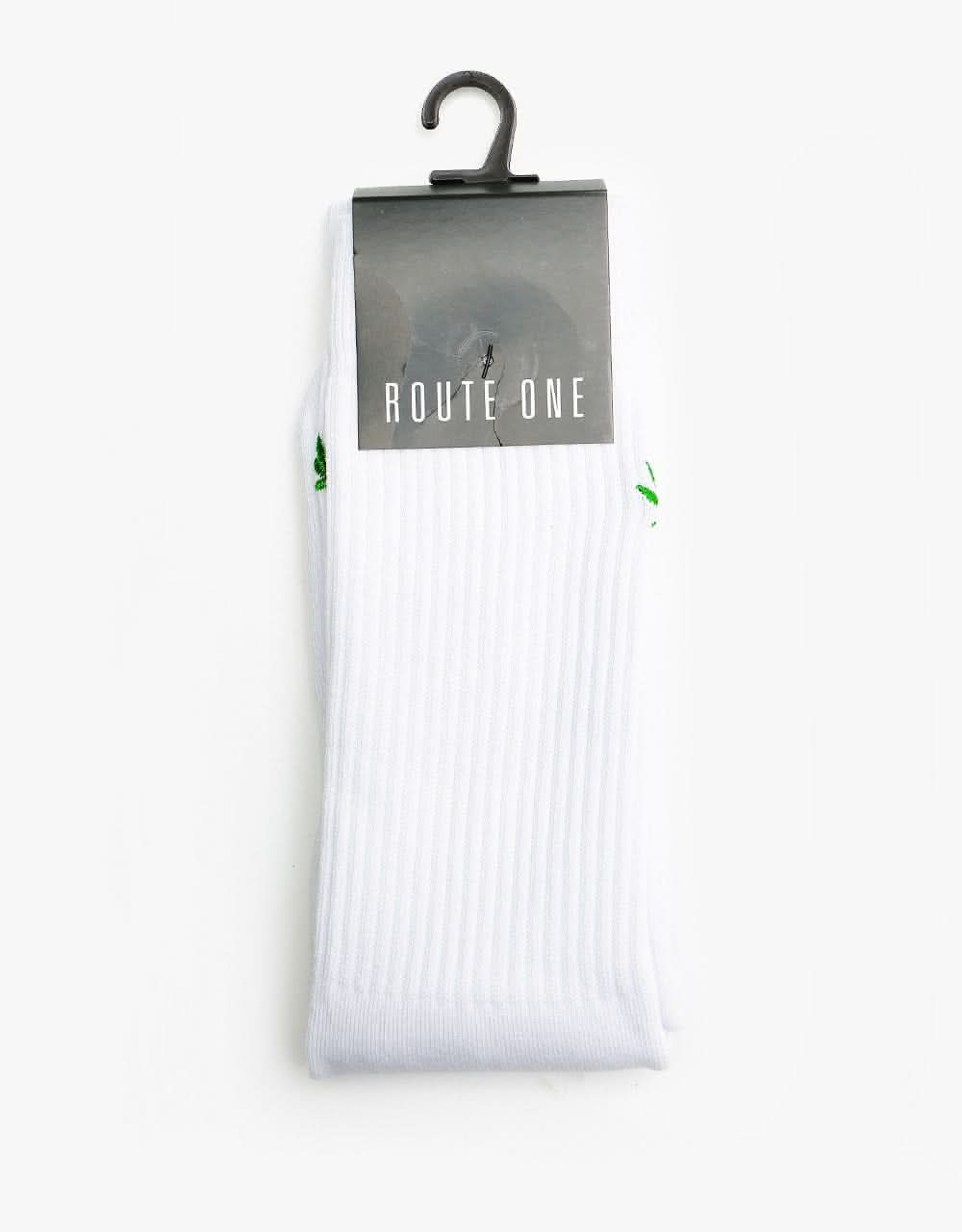 Route One Reefer Socks - White