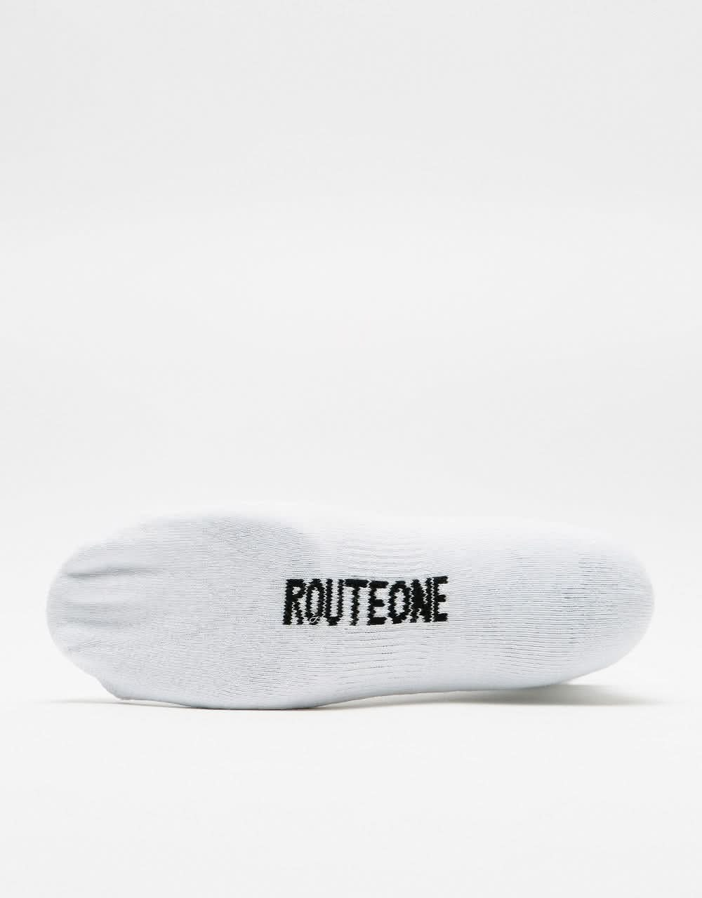 Route One Moth Socks - White