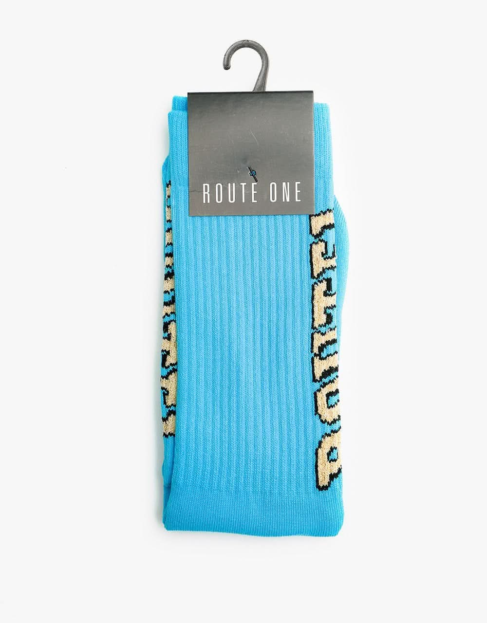 Route One Roll Up Socks - Blue