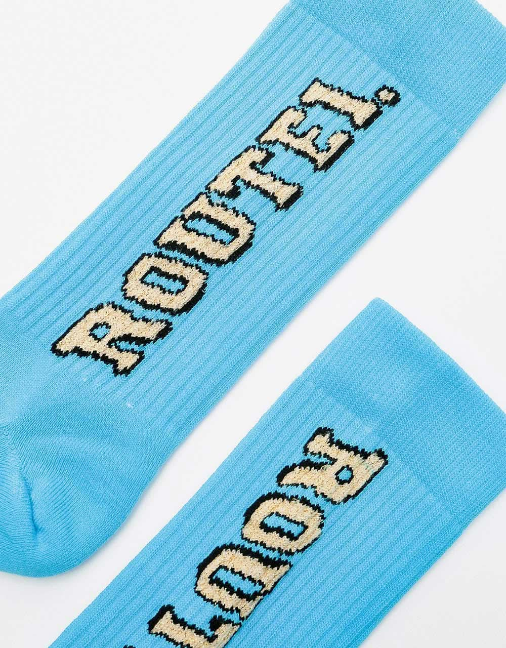 Route One Roll Up Socks - Blue