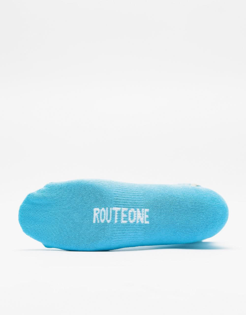 Route One Roll Up Socks - Blue