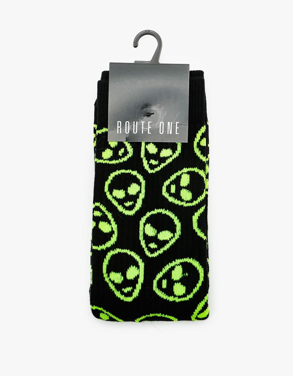 Route One Alien Socks - Black