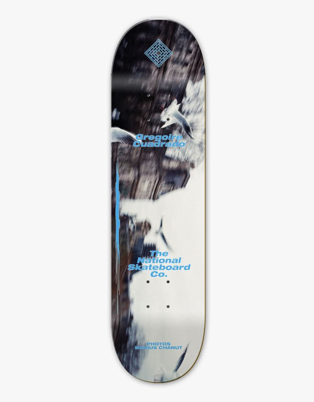 The National Skateboard Co. Cuadrado 'Marius Hanut Photo Series' Skateboard Deck - 8.5"