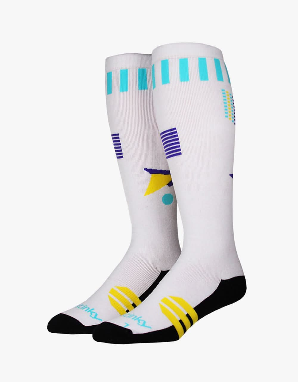 Stinky Surf'S Up Snowboard Socks - White